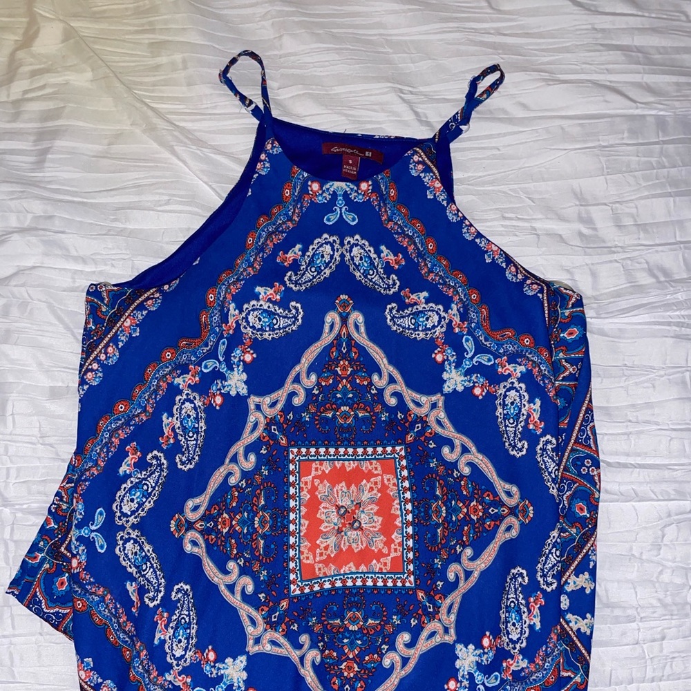 Paisley Blue Tunic